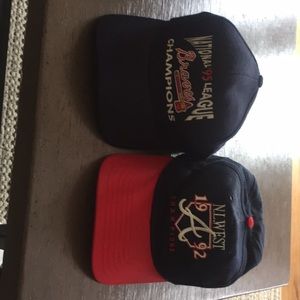 Vintage Atlanta Braves Hat Bundle